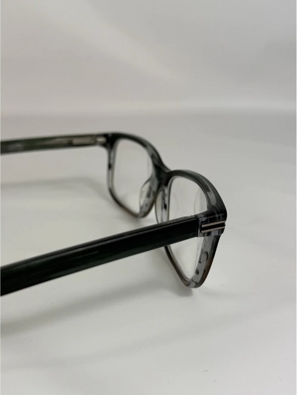 Marchon NYC 53:17 140 Black / Green Mens Eye Glasses Frames Only